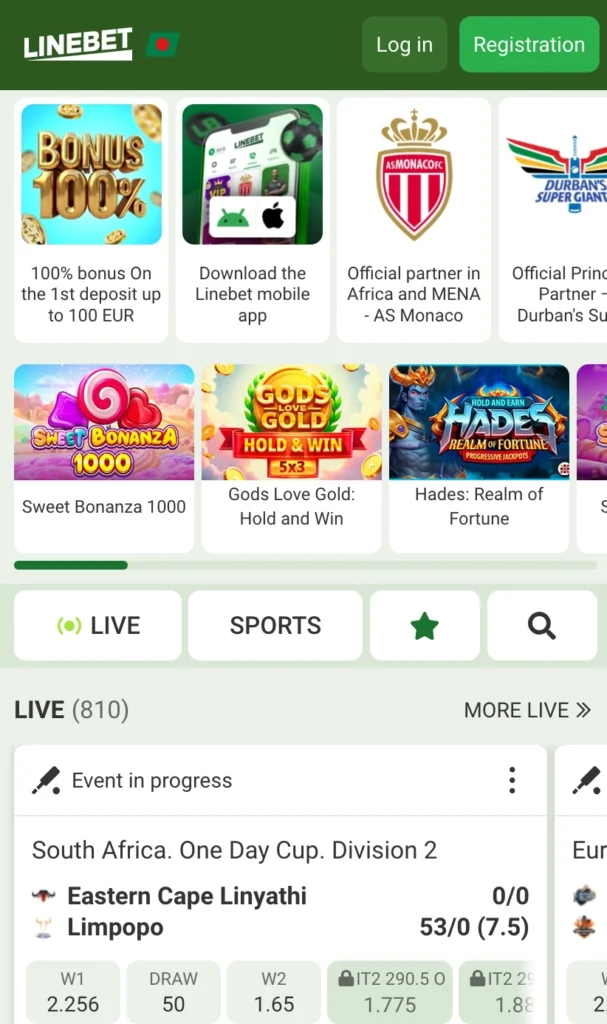 betting banglasdeh with linebet