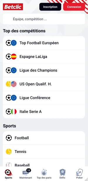 Betclic sports