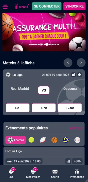 Vbet sites de paris sportifs