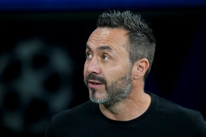 Roberto De Zerbi, l'entraineur de l'OM - ICON SPORT