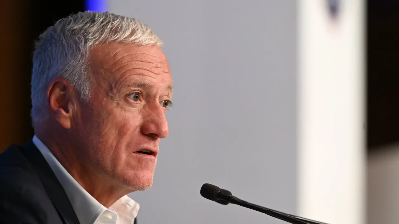 Équipe de France : Deschamps est un fan absolu de Mbappé Didier Deschamps, sélectionneur de l'équipe de France - ICON SPORT