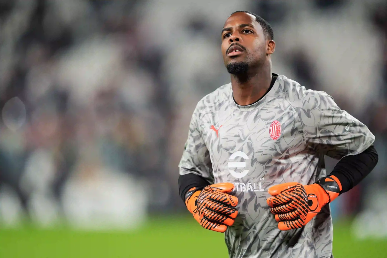 Mike Maignan, le gardien de but de l'AC Milan - ICON SPORT