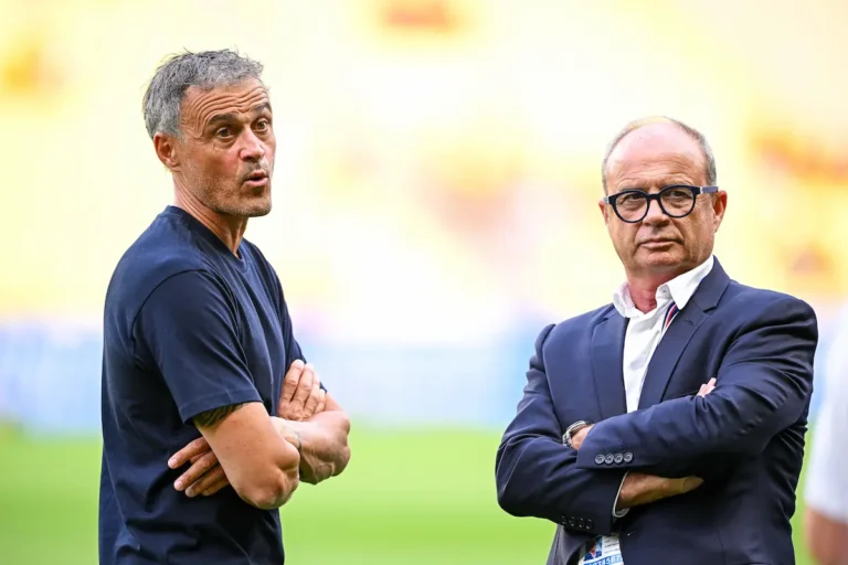 Luis Enrique et Luis Campos