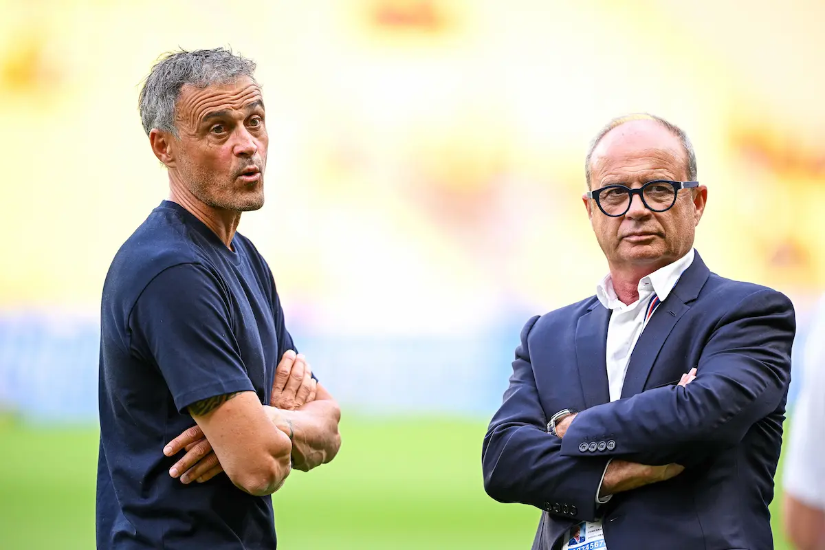 Luis Enrique et Luis Campos