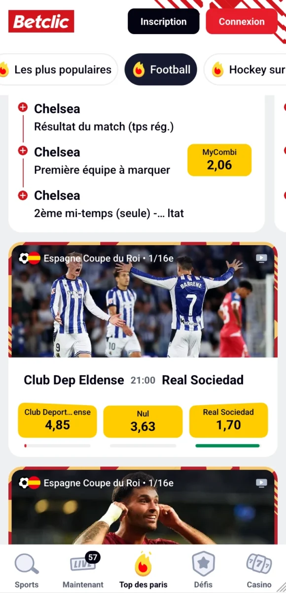 Betclic live