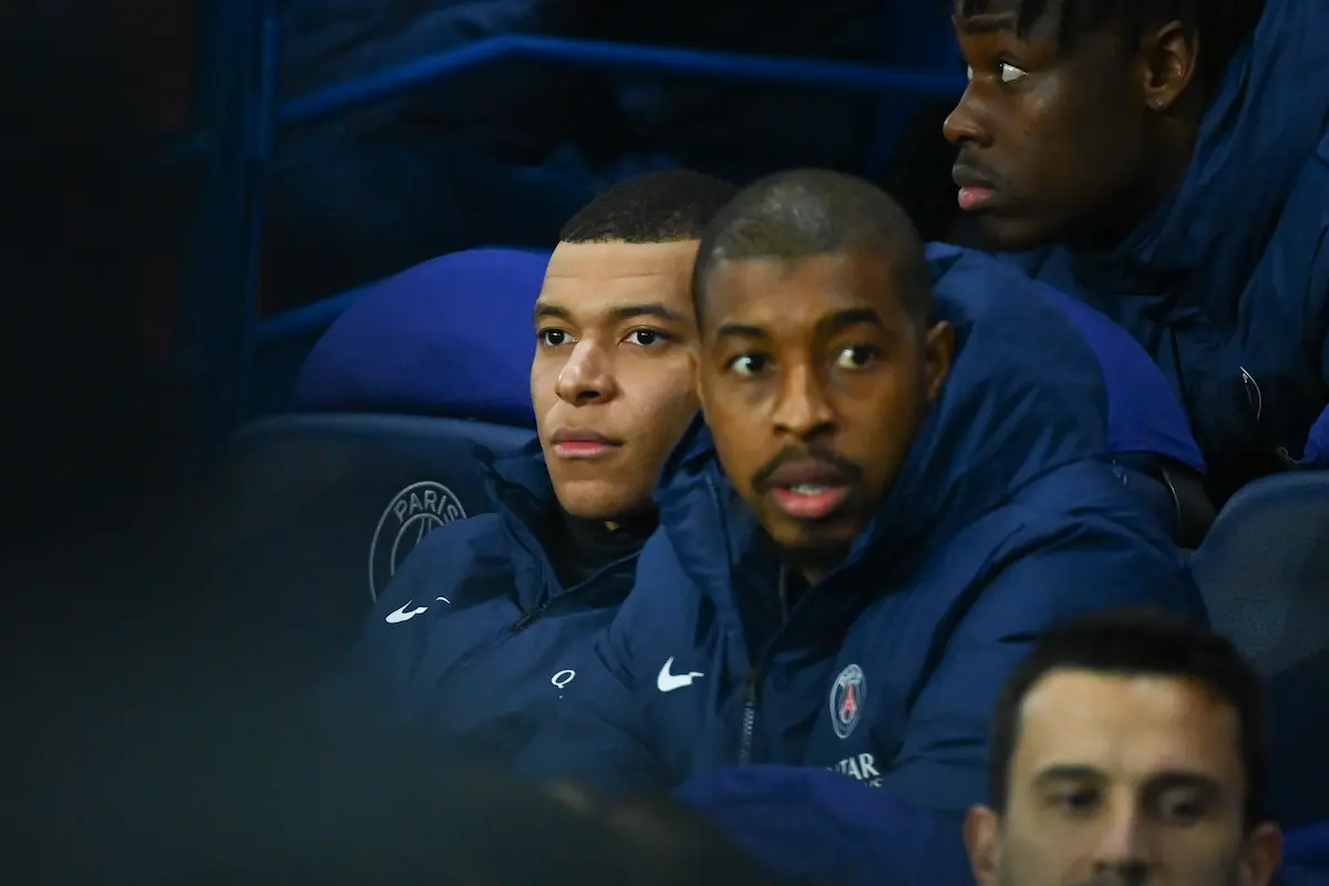 Presnel Kimpembe et Kylian Mbappé