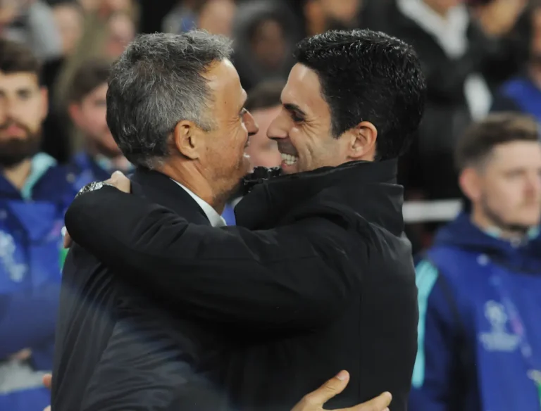 Luis Enrique et Mikel Arteta